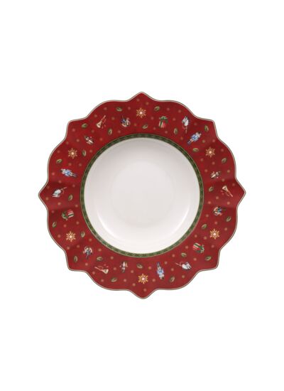 Toy's Delight Assiette creuse rouge 26cm