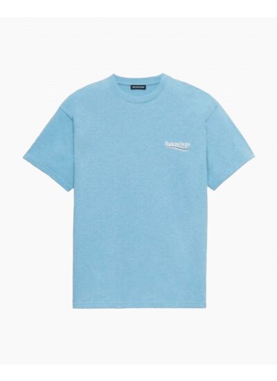 Balenciaga Political Campagn Sky Blue Tee