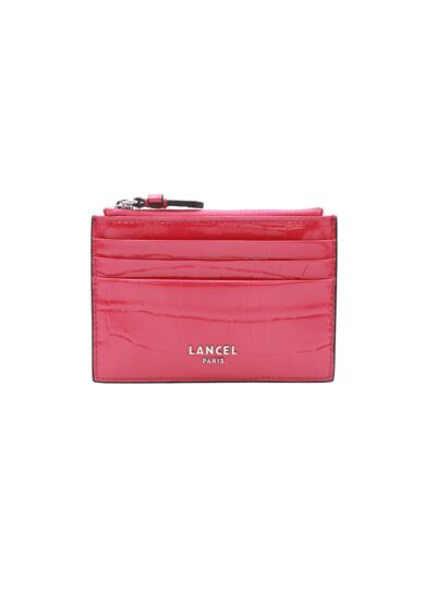 Lettrines de Lancel - Porte-Cartes Zip L - Fuchsia