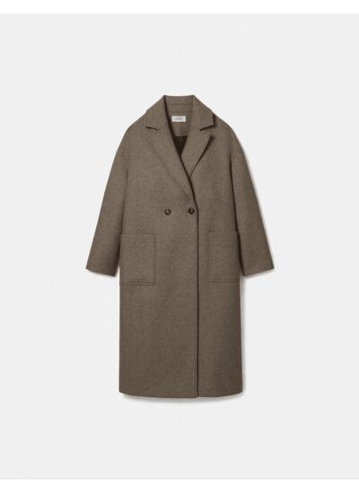 Manteau Miranda-Manteau long beige