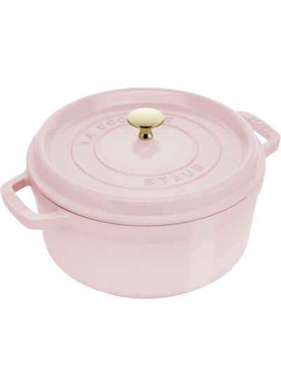 Cocotte 24 cm, Rond(e), Sorbet rose, Fonte, second choix