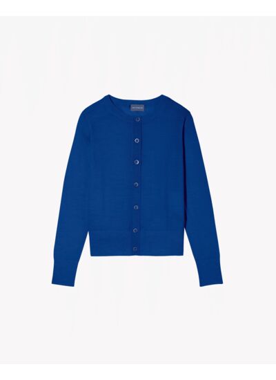 Cardigan ultrafin - Femme - COBALT