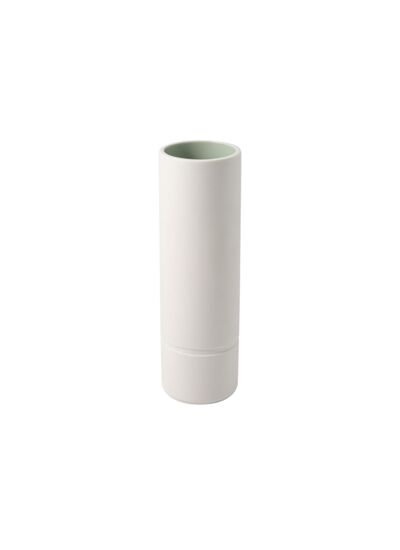 it’s my home grand vase, 6 x 20 cm, vert/blanc
