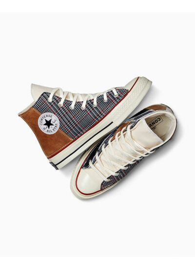 Chuck 70 Ltd Hi Egret Leather Patchwork