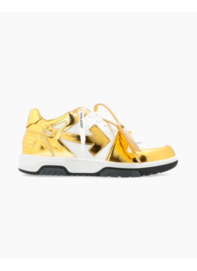 Off-White Gold 'Out Of Office' sneakers Off-White