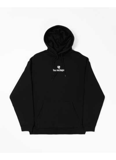 Balenciaga Badge Logo Popover Hoodie