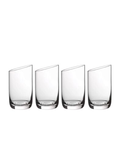 NewMoon - Ensemble de verres à eau, transparents, en verre cristallin