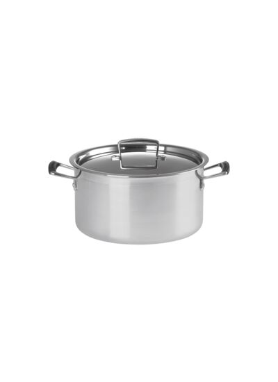 Faitout 24cm inox avec couvercle