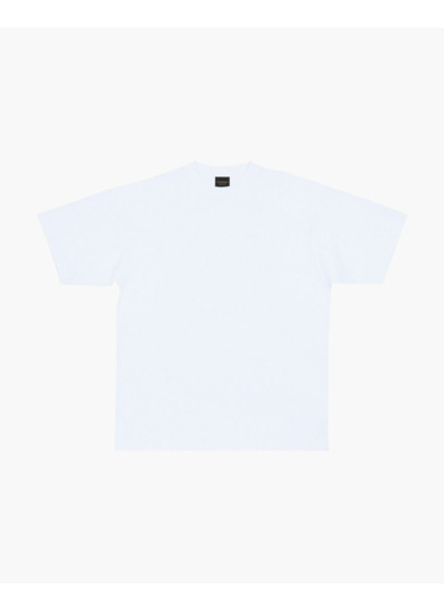 BALENCIAGA white  Care Label Medium Fit T-shirt