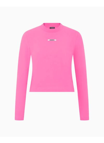 Jacquemus T-Shirt - Le T-Shirt Gros Grain Manches Longues - Pink