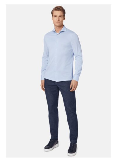 Chemise Polo En Piqué Fil D'Écosse Coupe Slim