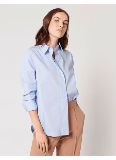 Chemise Clay Bleu Ciel en Coton