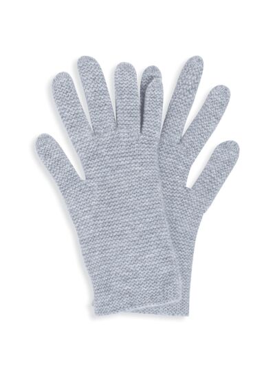 Gants PARIS Gants cachemire unis point mousse