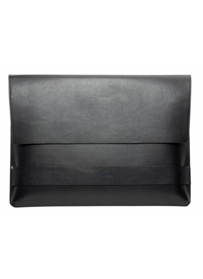 Pochette Line D Slim noir-bleu