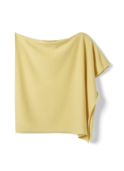 Poncho court - Accessoire - JAUNE BUVARD