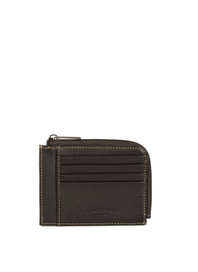 Porte-cartes Zippé Soft Vintage Homme