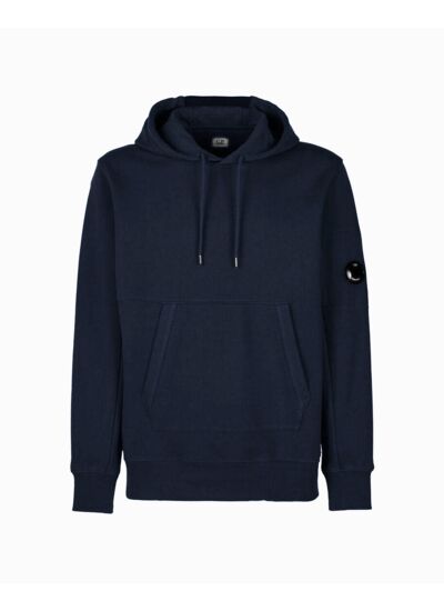 Hoodie - Diagonal Raised Fleece - Navy