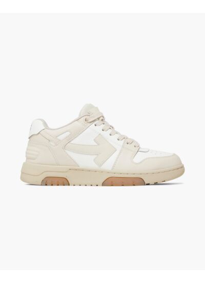 Off-White Cream`Out Of Office Calf Leather`