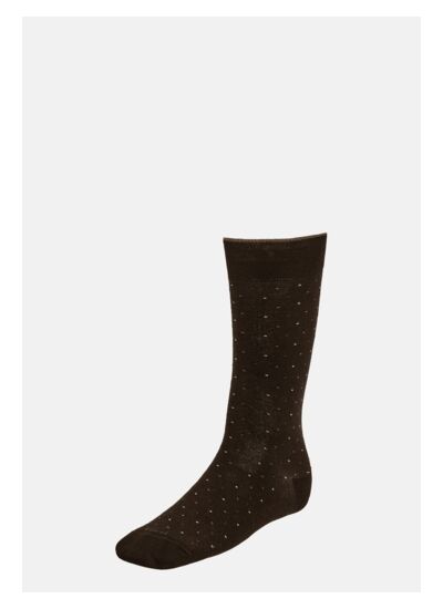 Chaussettes Motif Tête d'Épingle En Coton