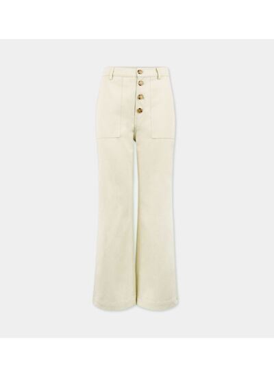 Pantalon large droit Lucas coton - Garance Paris