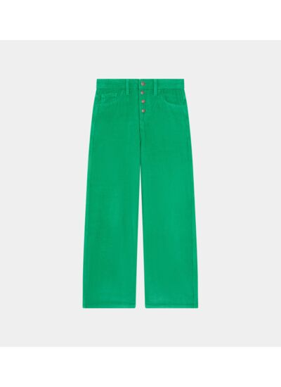 Pantalon droit Electra velours côtelé