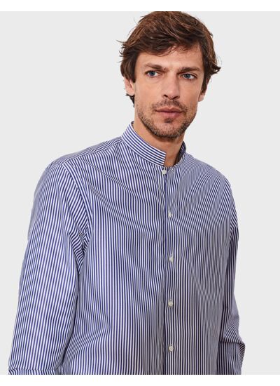 Chemise Contemporaine rayée marine