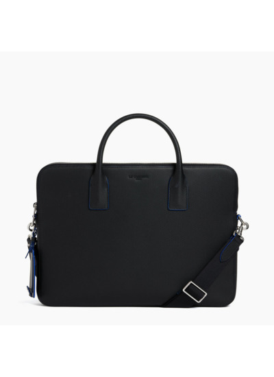 Porte document slim 15" Emile en cuir signature T