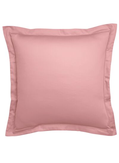 Taie d'oreiller Partition Satin de coton Coloris Rose