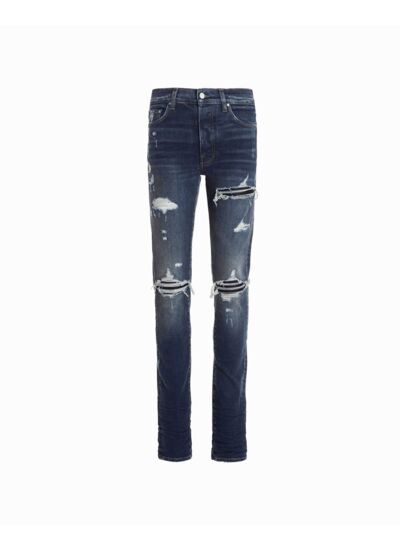 Amiri Jeans Slim Stetch Destroy Blue