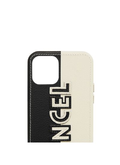 Ninon de Lancel - Coque Iphone 12 - Multico,Noir,Blanc