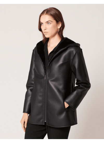 Manteau Milora-Manteau court noir