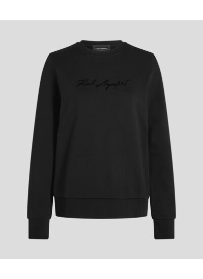 SIGNATURE FLOCK SWEAT-SHIRT FEMME