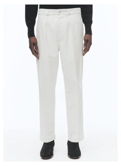 Pantalon chino droit en coton biologique