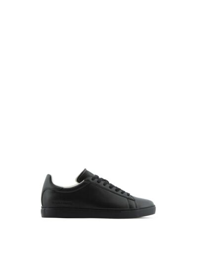 Sneakers Cuir De Veau - Noir+Noir Rtl