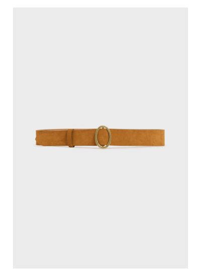 CEINTURE JADE EN CUIR VELOURS JADE