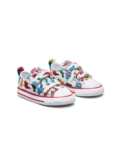 Chuck Taylor All Star 2V Ox White/Enamel Red/Totally Blue