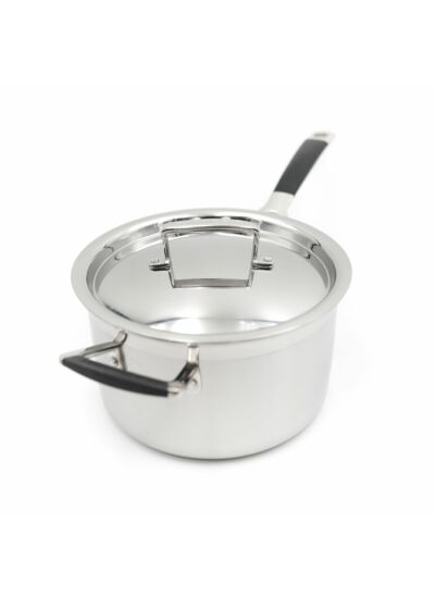 Casserole 20cm inox avec couvercle