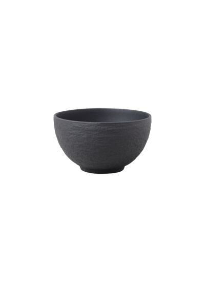 Manufacture Rock - Bol rond, noir, en porcelaine haut de gamme