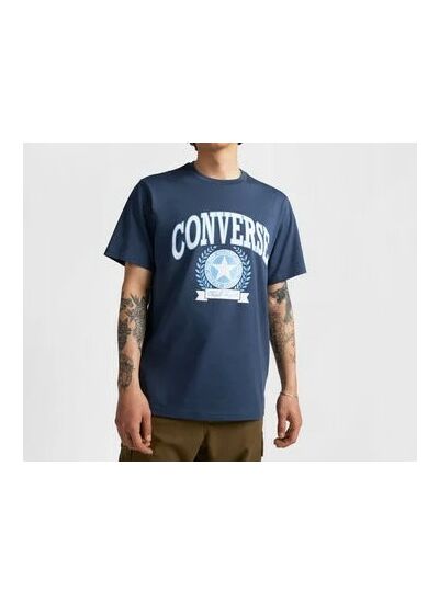 Retro Chuck Collegiate T-shirt bleu