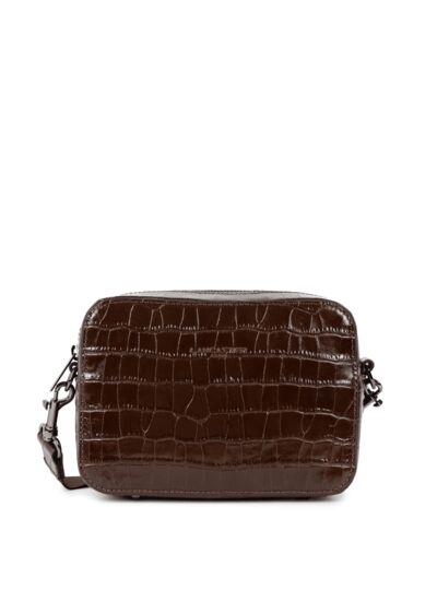 Sac cabas main Zippé Croco Homme