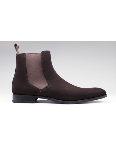 Bottines TIVOLI Daim Marron foncé