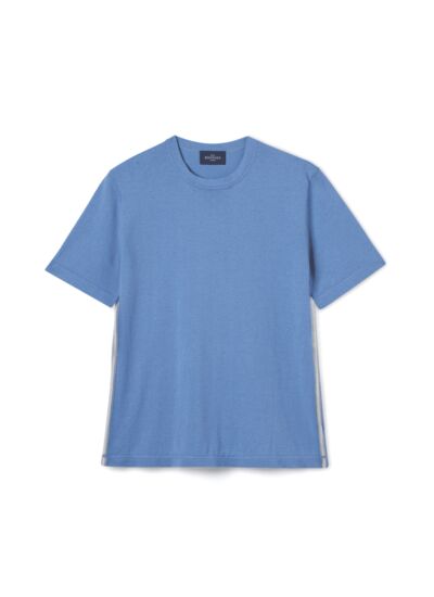 T-shirt rayures côtés - Homme - RUGBY/GRIS ARGENTE