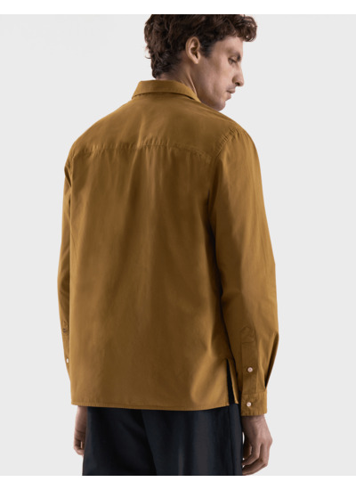 Chemise Florian en twill épais camel