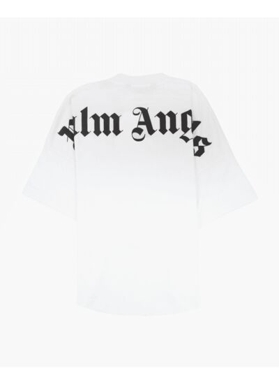 Palm Angels Classic logo over tee white black