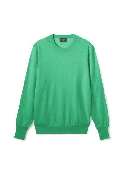 Pull col rond classique - Homme - VERT TUPPER