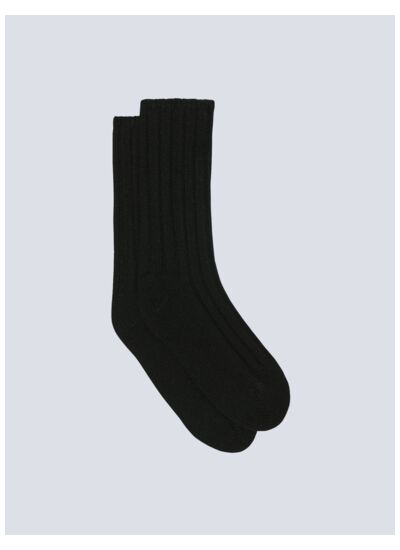 Chaussettes cachemire Irene NOIR