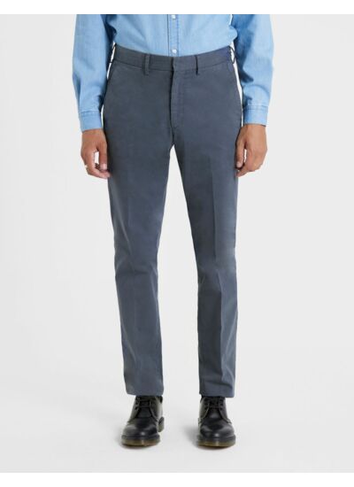 Chino Maxence en coton bleu