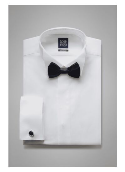 Chemise Blanche En Coton Coupe Droite