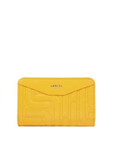 Midi-Minuit De Lancel - Portefeuille Compact - Mangue