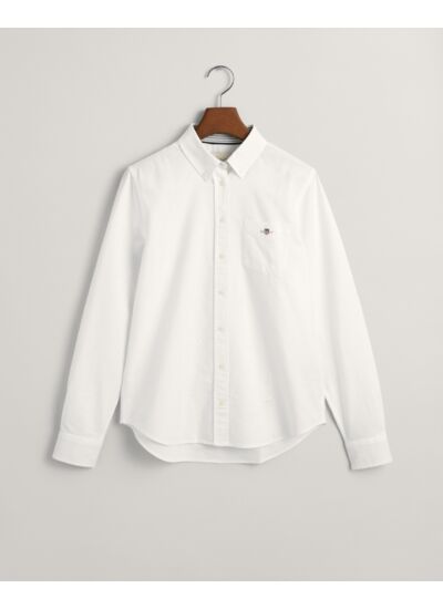 Chemise regular fit en coton Oxford essentielle de saison